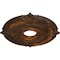 Ekena Millwork Attica Ceiling Medallion (Fits Canopies up to 5"), Hand-Painted Rust, 18"OD x 4"ID x 5/8"P CM18ATRUS - alternate 2